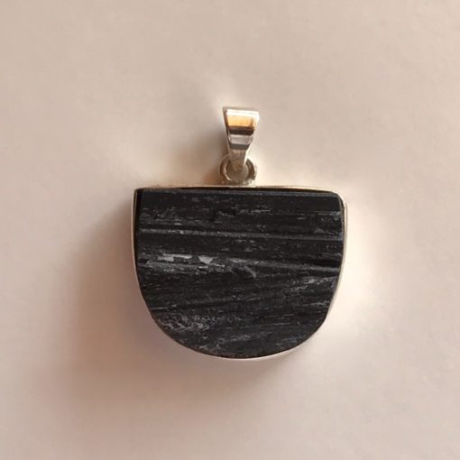 Black Tourmaline Pendant. Ultimate Protection Stone.