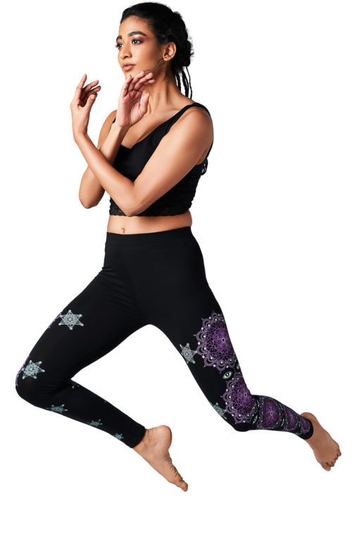 Yoga Pants Cosmic Traveller Black