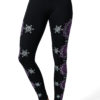 Yoga Pants Cosmic Traveller Black Front