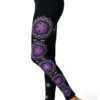 Yoga Pants Cosmic Traveller Black Side2