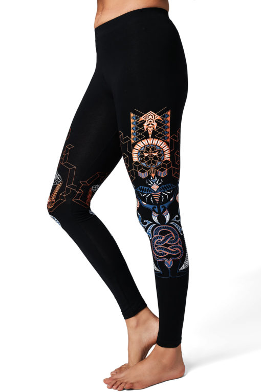 Yoga Pants Kundalini Awakening Black Side2