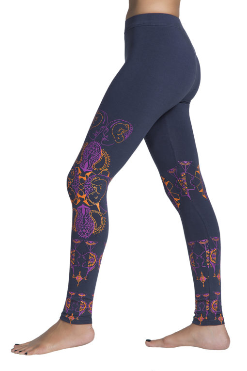 Yoga Pants Rebirth Visionary Grey Side