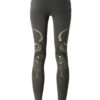 Yoga Pants Wolf Spirit Animal Grey Back