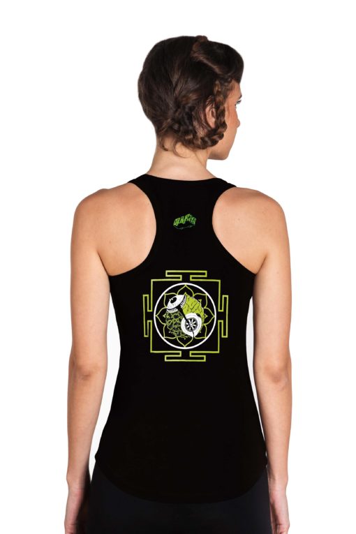 Yoga Tops Bicycle Day Racerback Back