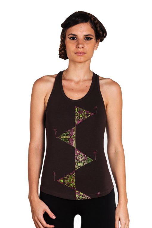 Yoga Tops Five Elements of Nature Racerback Front