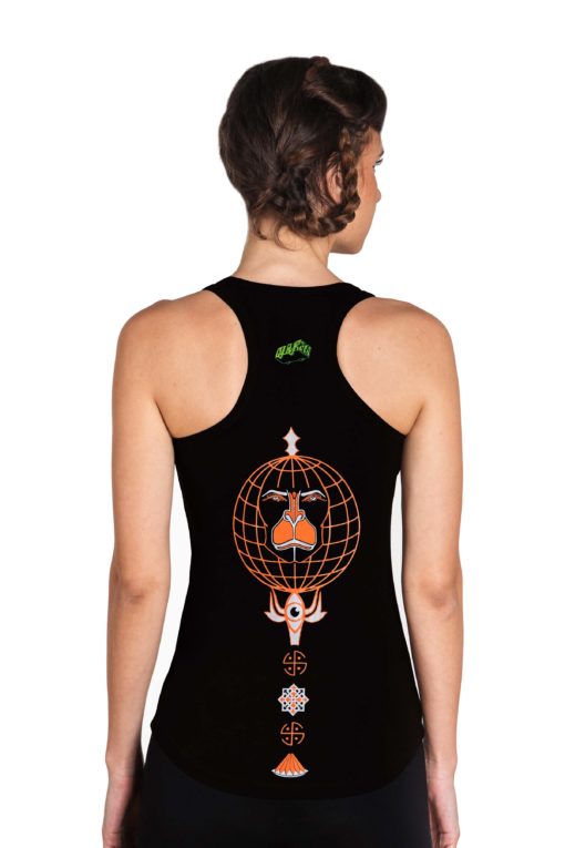 Yoga Tops Hanuman Monkey God Racerback Back