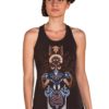 Yoga Tops Kundalini Awakening Racerback Front