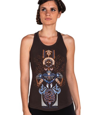 Yoga Tops Kundalini Awakening Racerback Front