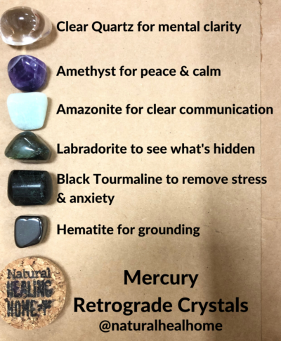 Mercury Retrograde Crystal Set