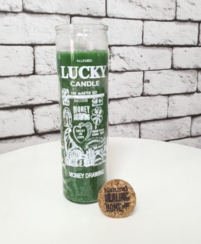 Money Luck Drawing Candle