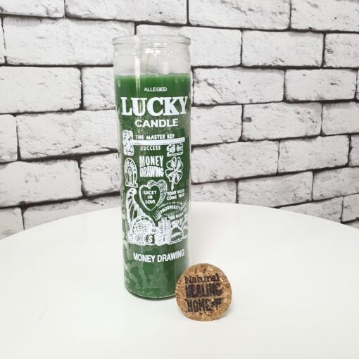 Money Luck Drawing Candle