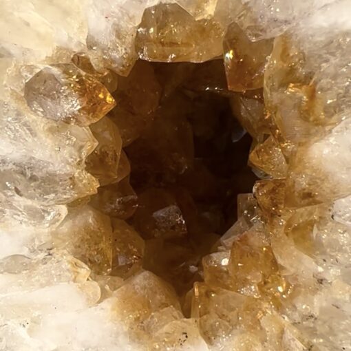 Citrine Geode Rainbow