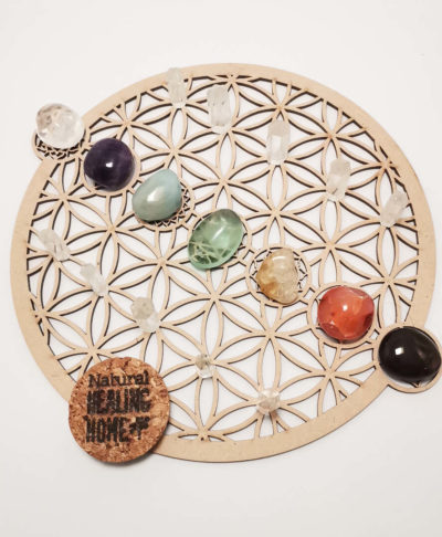 7 Chakras Crystal Grid Board