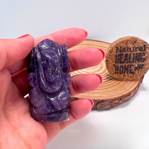 Lepidolite Ganesha