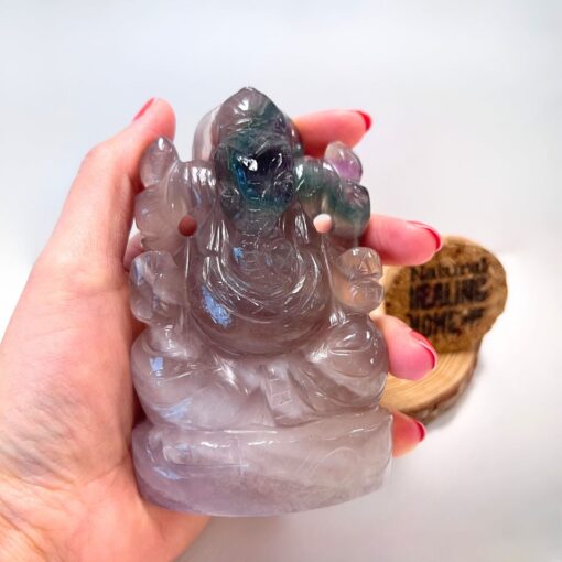 Rainbow Fluorite Ganesha